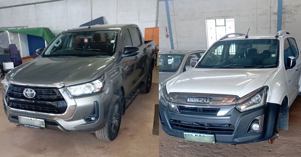 This 2023 Toyota Hilux Raider 2.4 GD6 double cab will also go under the hammer on Friday. This 2019 Isuzu D-Max double cab will also be sold by public auction. 